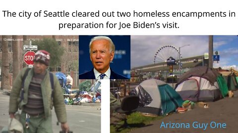 The Seattle Clean Up Show... Just for BIDEN....WOW!!!