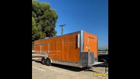 Brand New 2021 8.5' x 24' Commercial Mobile Kitchen | New Food Vending Trailer for Sale