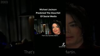 Michael Jackson Predicted The Downfall Of Social Media