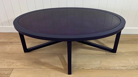 Furniture Flipping -Black Sapphire Coffee Table - Krylon Color Morphing Paint