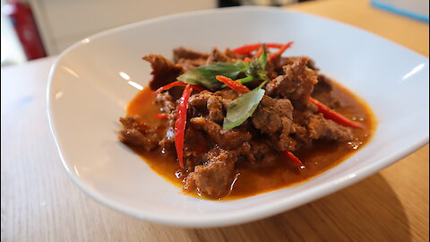 Delicious recipes: Thai beef panang curry