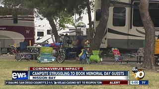 Campsites struggle to book Memorial Day guests