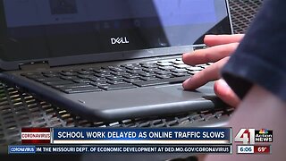 Families frustrated with online school network crashes