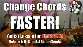 Trouble with Chord Changes? Watch this Guitar Lesson!
