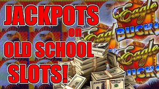 🦅 Old School High Limit Slots 🦅 $45 Max Bet Triple Eagle Jackpots + Eagle Bucks & Wild Life