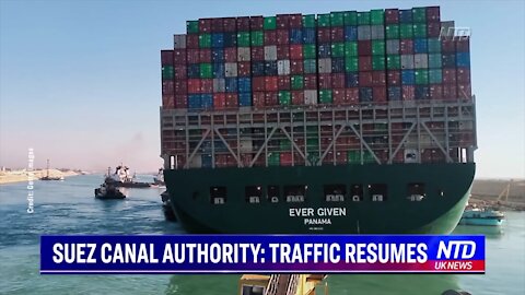 Giant Container Ship That Blocked Suez Canal Finally Free