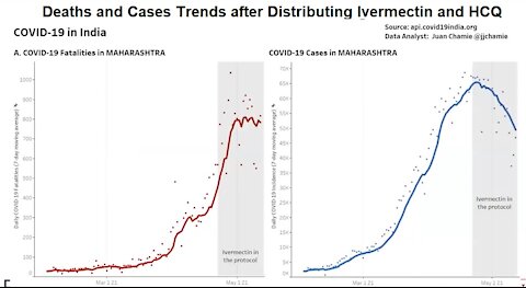 COVID-19 Cases Plummet in India as They Distribute Ivermectin and Hydroxychloroquine