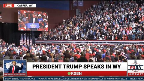 President Trump, Lady Hageman and Trump Troopers Speak at Save America Rally in Casper, WY 5/28/22