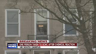Chemical reaction forces evacuation on U.B.'s South Campus