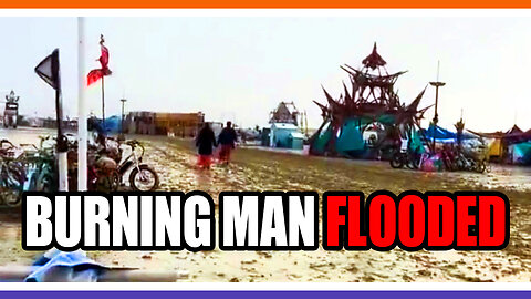 🚨BREAKING: Burning Man Music Festival RAINED OUT 🟠⚪🟣