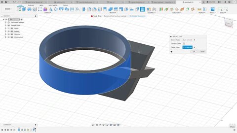 Fusion360 3D Part.19 (Replace Face). The absolute beginner tutorial help series.