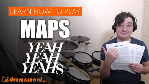 ★ Maps (Yeah Yeah Yeahs) ★ Drum Lesson PREVIEW | How To Play Song (Brian Chase)
