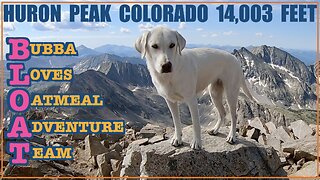 Oatmeal Climbs Huron Peak 14,003 Feet : Colorado 14er