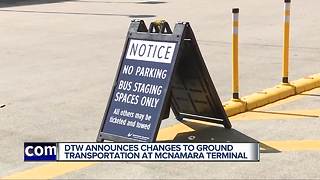 Detroit Metro Airport announces changes to ground transportation