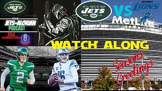 🏈JETS VS Detroit Lions /JETSALORIAN PODCAST WATCH ALONG (NO LIVE FOOTAGE)