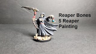 Miniature painting the Grim Reaper
