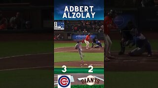 Cubs VS Giants - ADBERT ALZOLAY gets the K to close out the win. June 9, 2023