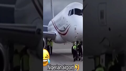 Nigerian Marshallers Defying Gravity with Plane Push | Shorts | 2023