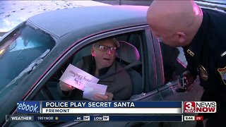 Fremont Police play secret Santa