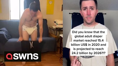 US man who wears adult nappies and hopes to shatter stigma associated with his condition