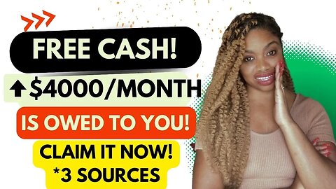 STRUGGLING? GET FREE MONEY WITHIN 7 DAYS! ⬆️$4000/MONTH-TAX RELIEF- LOW INCOME PROGRAMS AND MORE!