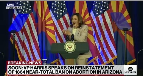 Harris Visits Arizona after near-total abortion ban ruling