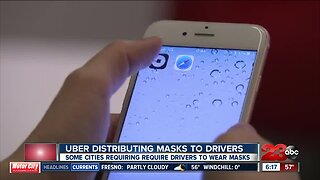 Uber distributing masks to drivers