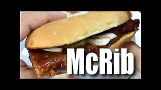 The McRib Sandwich from McDonald’s Review