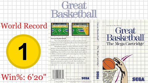 Great Basketball [SMS] Win a Game [6'20"650] WR🥇 | SEGA Master System | World Record