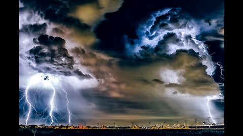 Charming Relaxing Music - Gorgeous Piano Music for All Night Sleep with Thunderstorm Sounds