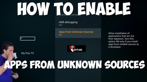 How to enable Apps from Unknown Sources on an Amazon Fire TV or Fire TV Stick