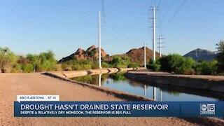Drought hasn't drained state reservoir