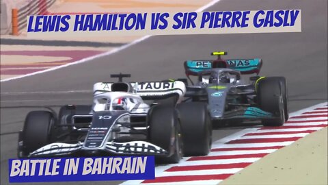 Lewis Hamilton vs Sir Pierre Gasly figthing Bahrain #F1Testing Day three