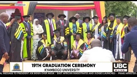 KYAMBOGO UNIVERSITY PASSES OUT GRADUANDS AT VARIOUS ACADEMIC LEVELS AT THE 19TH GRADUATION CEREMONY