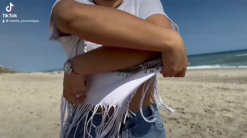 Mi Esposa En La Playa|| My wife at the beach