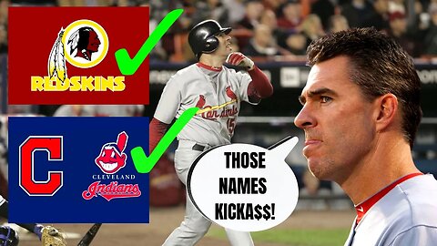 Cardinals Great Jim Edmonds ANGERS THE WOKES By PRAISING The REDSKINS & INDIANS NAMES!