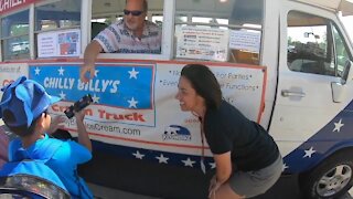 Driving his own ice cream truck and becoming "Chilly Billy "is a dream come true