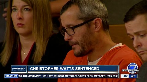 Chris Watts sentenced to five life terms without parole for killing pregnant wife, two daughters