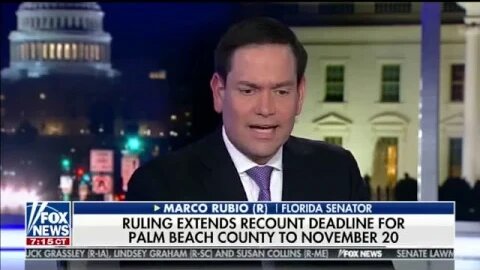 Rubio Joins Tucker Carlson on Fox News to Discuss Florida Recount