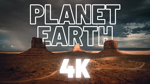 Planet Earth 4k UHD | Relaxing Nature Video | AI Ambient | 1 Hour AI Music