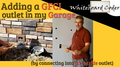 Adding GFCI outlet in my garage (by connecting into an outside outlet)