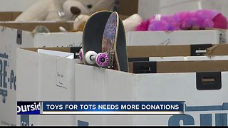 Twelve-year-old girl donates to Toys for Tots, Marines ask for more donations