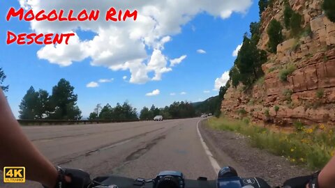 Mogollon Rim Mountain Bike Descent on I-260 (Uncut)