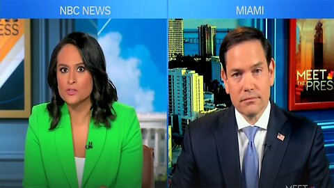 "You never asked a Democrat that question" | Marco Rubio EXPLODES on Kristen Welker!