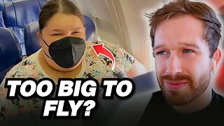 Obese Couple On TikTok Expect Airlines To COTTLE Them For THEIR Bad Diet Decisions