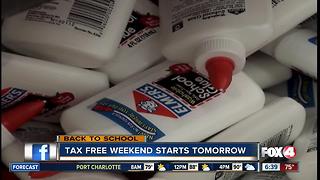 Back to School: Supplies tax-free this weekend
