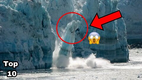 Top 10 BIGGEST Iceberg Calving Events