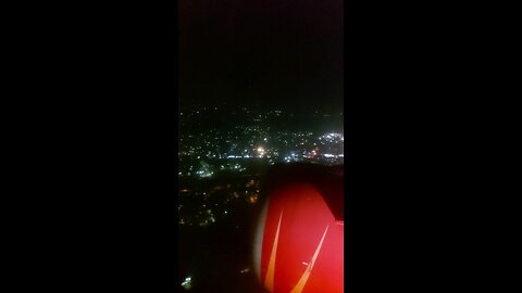 MY FIRST FLIGHT NIGHT VIEW OF PATNA #myfirstflight #flight #spicejet