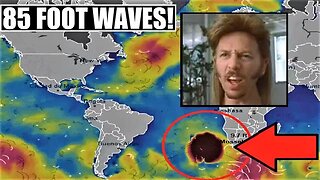 NOW HEADED TO THE NORTH ATLANTIC! - GIANT BLOB APPEARED OFF ANTARCTICA DURING THE ECLIPSE..