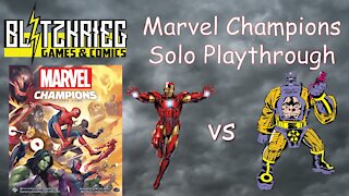 Iron Man vs Zola Marvel Champions Card Game Solo Playthrough